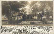 Woodstock Connecticut CT Century Old Cottage c1905 Real Photo Postcard picture