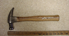 Vintage Stanley Straight Claw Hammer,1lb.8.9oz.,5-5/8