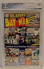 BATMAN #185 Pgx 8.0 White Pages 80 Page Gaint DC Comics 1966 Robin Dies at Dawn picture