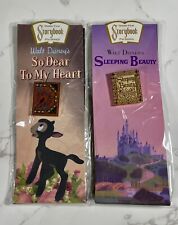 Disney Storybook Pin Series Sleeping Beauty & So Dear to My Heart Set *SEALED* picture