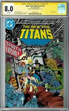 New Teen Titans v2 #10 CGC SS 8.0 (Jul 1985 DC) Signed Marv Wolfman, Origin Kole picture