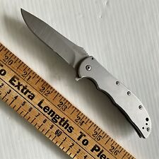 KERSHAW 3655 Volt Pocket Knife Belt Clip Silver Locking picture