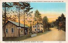 Hagerstown Cumberland MD Maryland Autoline Oil Advertising Sign Vtg Postcard A8 picture