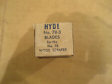 LOT OF 10 VINTAGE HYDE SCRAPPER BLADES 78-3 NEW IN BOX picture