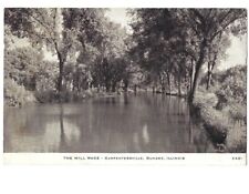 Postcard - The Mill Race - Carpentersville Dundee Illinois IL - c1945 picture