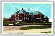 Brookville PA-Pennsylvania, Jefferson County Home, Vintage c1944 Postcard picture