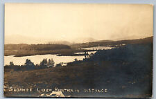 Postcard RPPC VT Sadawga Lake Haystack in Distance Wilmington Vermont AX8 picture