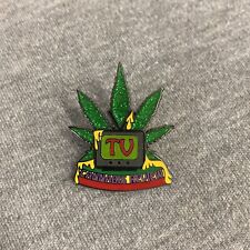 2014 Cannabis Review TV Weed Lapel Pin picture