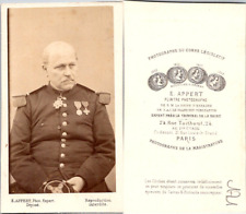 CDV Appert, Paris, Colonel Merlin, Commune Vintage CDV albumen business card. picture