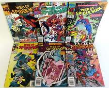 Web of Spider-Man Lot of 6 #54,64,104,114,115,121 Marvel (1989) Comic Books picture