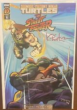 Teenage Mutant Ninja Turtles Vs Street Fighter #3 1:100 SIGNED By Kevin Eastman picture