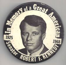 1925-1968 In Memory of ROBERT F. KENNEDY Large 3.5