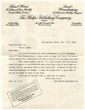 1902 Phelps Publishing Co Good Housekeeping Winner Letterhead Springfield, MA A3 picture