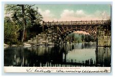 1907 On The Road To Raquette Lake In The Adirondacks New York NY Postcard picture