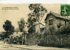CPA 91 approx. Palaiseau LA FONTAINE D'YVETTE Rue de la Fontaine d'Yvette 1912 picture