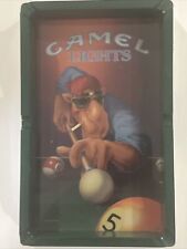 Vintage 1992 Camel Lights Ashtray Cigarette Joe Cool Billiard Pool Table picture