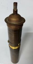 Coffee Grinder Copper Vintage Mill Hand Heavy Brass Decorated Antique Stamped picture