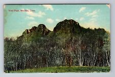 Meriden CT-Connecticut, West Peak, Antique c1909 Vintage Souvenir Postcard picture
