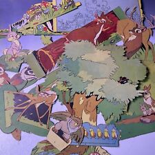 RARE 1942 Bambi Disney Cut Out Diorama Pop Up Book Image Scene Vintage 20th C. picture
