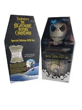 The Nightmare Before Christmas Special Edition DVD HTF Coffin Box & Jack light picture