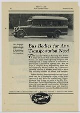 1926 Baker Raulang Co. Ad: 21 Passenger White Model 53 Bus Chassis picture