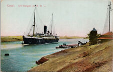 SS 'Stuttgart' Ship Suez Canal Egypt Unused Cairo Postcard Trust Postcard G80 picture