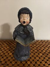 VINTAGE 10 Inch WINDSOR COLLECTION CHRISTMAS CAROLER Resin Statue XMAS 90's picture