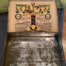 Rare Vintage 1911 AW Faber Castell Pencil Germany Tin Pencil Box 150 Anniversary picture