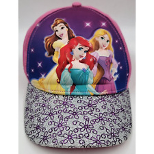 Disney Princess Ball Cap Toddler Pink Sparkly Glitter Believe in Yourself Hat picture