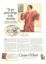 1924 Cream Of Wheat Cereal Vintage Print Ad Breakfast Quick Energy In Morning picture