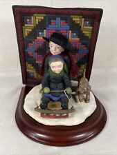 The Amish Heritage Collection 1993 Sledding Together Ltd Ed First Issue #30024 picture
