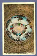 Postcard Rotunda Canopy Apotheosis Of Washington D. C. Posted 1949 picture