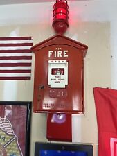 Gamewell Fire Dept Fire Alarm Box Light  1950’s Original Paint Nice. picture