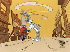 Looney Tunes-Bugs Bunny and Yosemite Sam- Original Production Cel picture