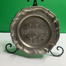 Vintage NURBERG Plate Collectable Pewter German Plate picture