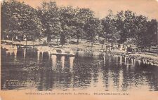 Huguenot Deerpark NY New York Woodland Park Lake Port Jervis Vtg Postcard A45 picture