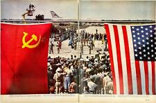 Soviet Union Khrushchev 1959 US State Visit Cold War Propaganda Magazine Article picture
