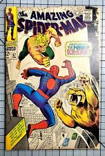 The Amazing Spider-Man #57 Silver Age Ka-Zar Appearance Pressed And Cleaned Key  picture