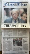Chicago Tribune Trump Guilty  May 31, 2024 issue picture