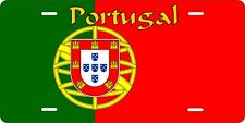 Portugal Flag License Plate Personalized Car Auto Bike Motorcycle Custom picture