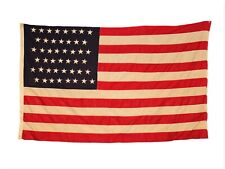 1908, 46-Star American Flag with Sewn on Stars picture