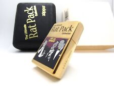 Rat Pack Limited 1558/3000 Solid Brass Zippo 2004 MIB Rare picture