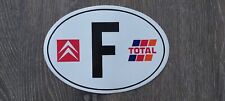 Vintage Fixauto F France Nationality Citroën Total F France Sticker picture