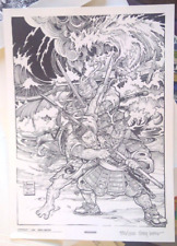 Greg Irons print hand signed 1980 portfolio underground ART 930/1200 Musashi picture