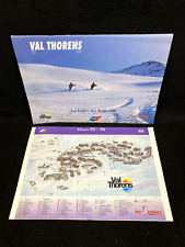 1993-94 VAL THORENS FRENCH SKI RESORT TRAVEL GUIDE & ILLUSTRATED CALENDAR picture