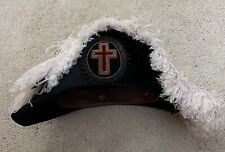 Vintage Masonic Feather Plume Knights Templar Hat - Owner Glenn H. Cornell picture