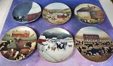 Set Of 6 The American Folk Collection Limited Edition Plates 8 