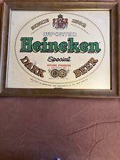 heineken Dark beer framed sign mirror picture