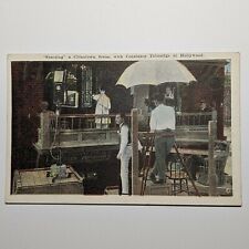 Hollywood CA Shooting a Chinatown Scene with Constance Talmadge Postcard picture