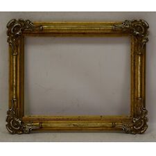 1859 Old wooden frame original condition gold painted Internal: 12.8 x 9.6 in picture